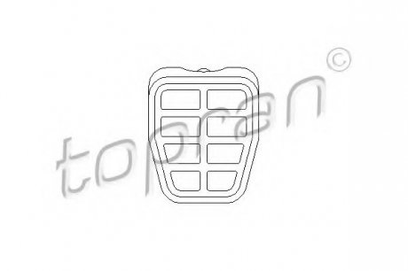 Педальные накладка, педаль тормоз TOPRAN 103 079 (фото 1)