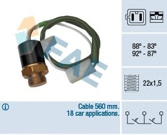 Термовыключатель, вентилятор радиатора FAE 37830