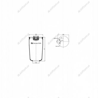 Кожух пневматической рессоры BILSTEIN FEBI 35494