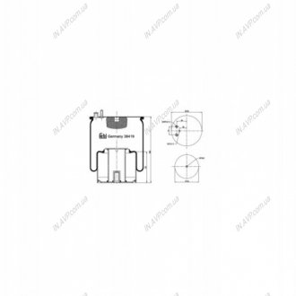 Кожух пневматической рессоры BILSTEIN FEBI 38419