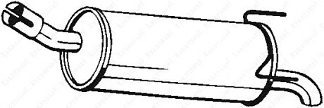 Глушитель выхлопных газов конечный Bosal 185-645