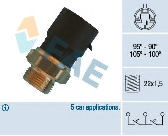 Термовыключатель, вентилятор радиатора FAE 38310