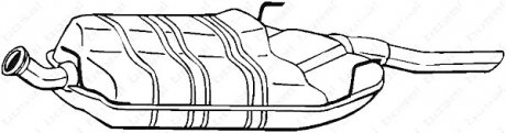 Глушитель выхлопных газов конечный Bosal 215-831