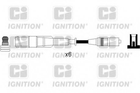 Комплект проводов зажигания HAZELL QUINTON XC528 (фото 1)