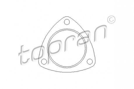 Прокладка, труба выхлопного газа TOPRAN 107 211