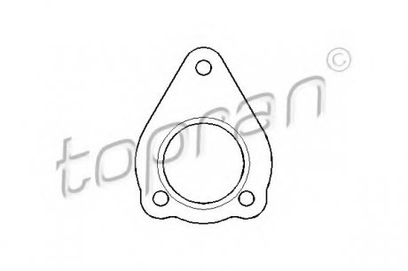 Прокладка, труба выхлопного газа TOPRAN 107 440