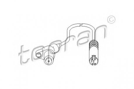 Датчик, частота вращения колеса TOPRAN 500 883