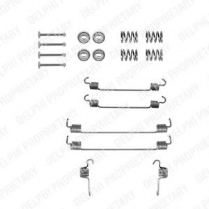 Комплектующие, тормозная колодка Delphi LY1268