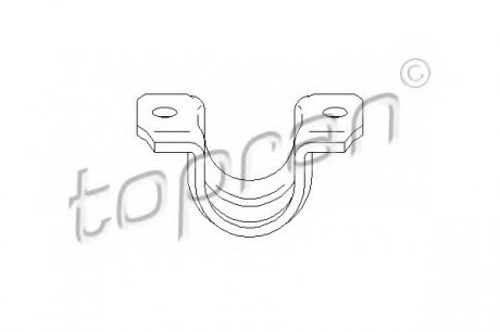 Кронштейн, подвеска стабилизато TOPRAN 113 412