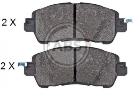 KLOCKI HAMULC. MAZDA 2 14- PRZУD A.B.S. ABS 35107