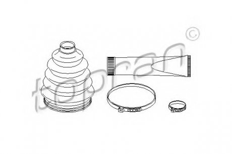 Комплект пылника, приводной вал TOPRAN 722 475