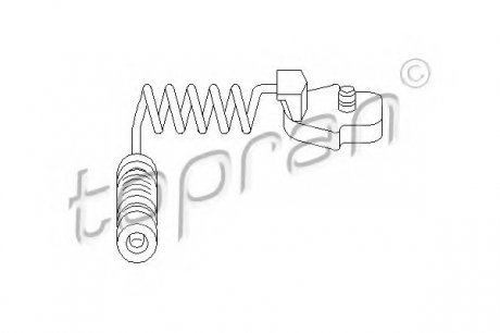 Датчик, износ тормозных колодок TOPRAN 400 984