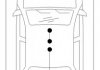 Трос, стояночная тормозная система COFLE 491.3 (фото 1)