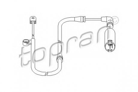 Датчик, износ тормозных колодок TOPRAN 501 404