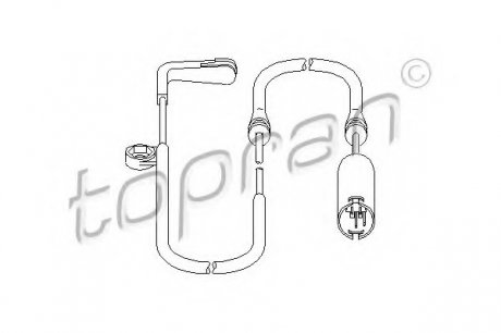 Датчик, износ тормозных колодок TOPRAN 500 667