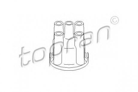 Крышка распределителя зажигания TOPRAN 100 276