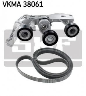 Поликлиновой ременный комплект SKF VKMA 38061