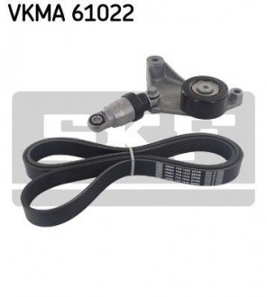 Комплект (ремінь+ролики) SKF VKMA 61022