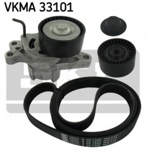 Поликлиновой ременный комплект SKF VKMA 33101 (фото 1)