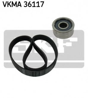 Поликлиновой ременный комплект SKF VKMA 36117