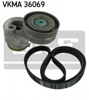Поликлиновой ременный комплект SKF VKMA 36069