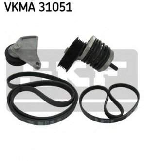 Поликлиновой ременный комплект SKF VKMA 31051