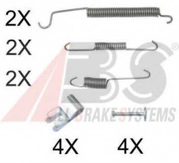 Комплектующие, тормозная колодка A.B.S. ABS 0891Q