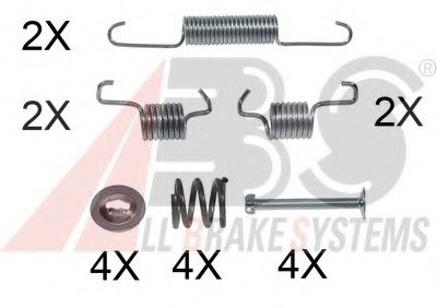 Комплектующие, тормозная колодка A.B.S. ABS 0011Q