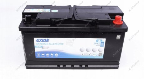 Стартерная аккумуляторная батарея EXIDE EP800 (фото 1)