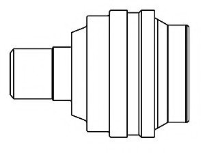 Шарнирный комплект, приводной вал GSP GSP AUTOMOTIVE 605009