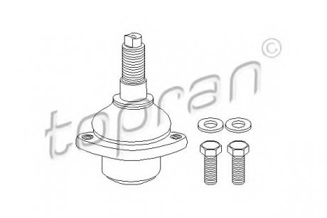 Несущий / направляющий шарнир TOPRAN 103 347