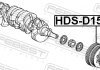 Шків колінвалу D13B/D15B/ZC FEBEST HDSD15B (фото 2)