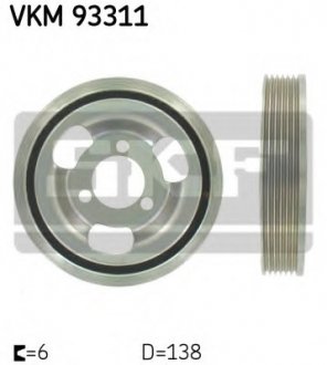 Ременный шкив, колінчастий вал SKF VKM 93311 (фото 1)