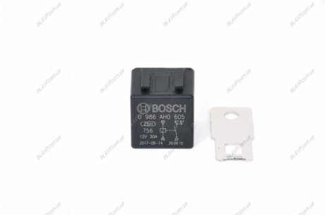 Реле, рабочий ток, Реле BOSCH 0 986 AH0 605