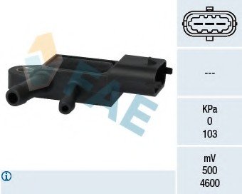 Датчик, давление выхлопных газов FAE 16107