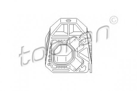 Подвеска, радиатор 112 411 TOPRAN 112411