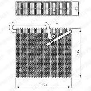 Испаритель, кондиционер Delphi TSP0525148