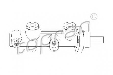 Главный тормозной циліндр TOPRAN 501 197