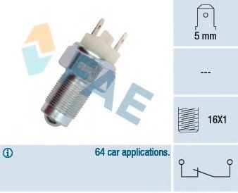 Вимикач, фара заднего хода FAE 41080