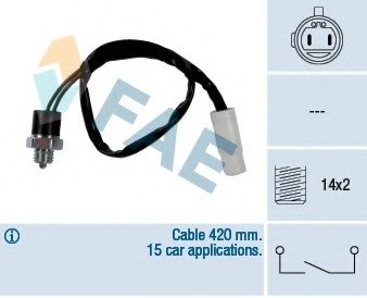 Выключатель, фара заднего хода FAE 40890