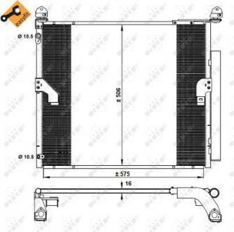 CHЈODNICA KLIMATYZACJI TOYOTA NRF 350335