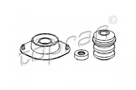 Опора стойки амортизатора TOPRAN 206 004 (фото 1)