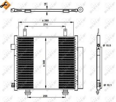 CHЈODNICA KLIMATYZACJI SUZUKI NRF 350337