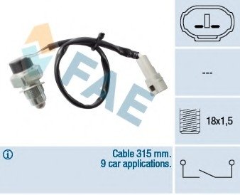 Выключатель, фара заднего хода FAE 40844