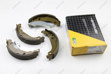 Комплект тормозных колодок BREMSI GF0386
