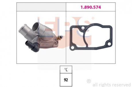 TERMOSTAT OPEL 92C 2,2DTI EPS Facet 1-880-344