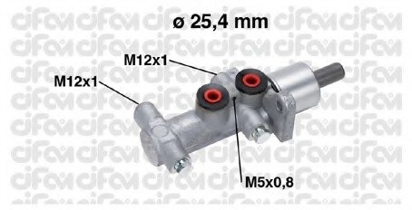 Головний гальмівний циліндр Movano A 01-/Trafic II 06-(D1=25,4mm, -ESP)(TRW) CIFAM 202-767