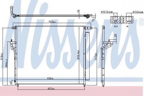 Конденсатор, кондиціонер NISSENS Nissens A/S 940266