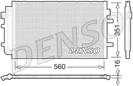 Конденсатор, кондиціонер DENSO DCN12005