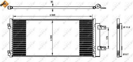 CHЈODNICA KLIMATYZACJI OPEL NRF 350338